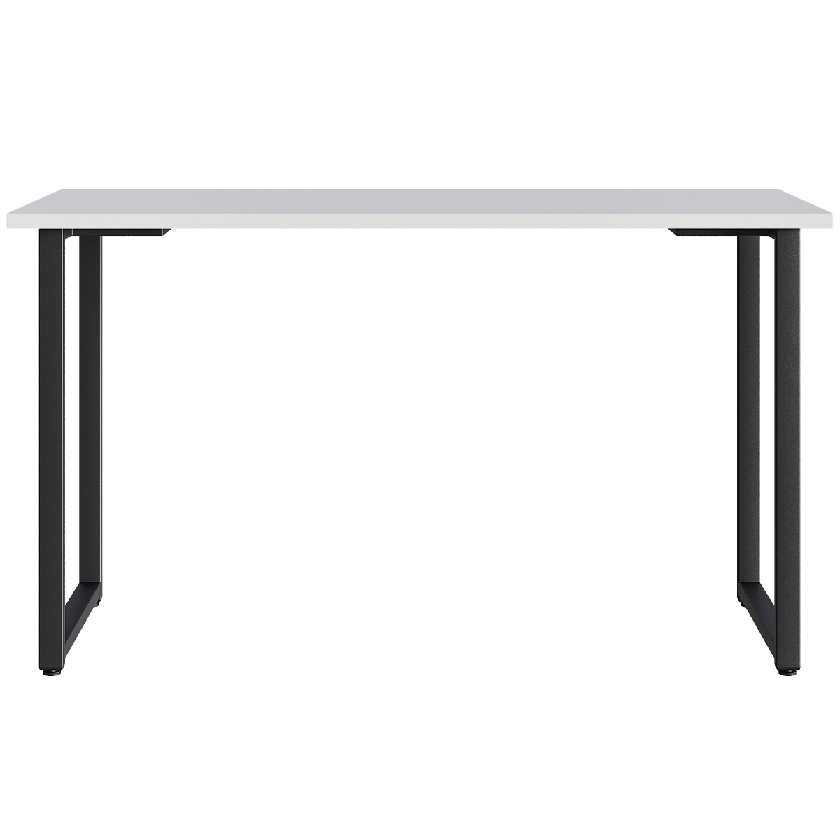 Стол С-600 белый структурный/каркас черный (1350х600)