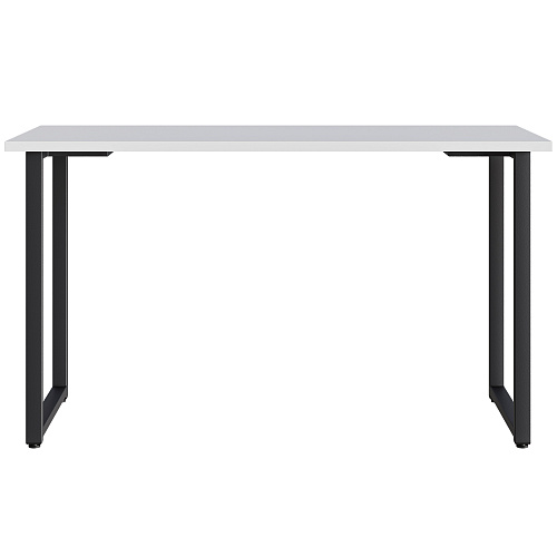 Стол С-600 белый структурный/каркас черный (1350х600)