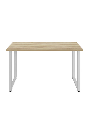 Стол С-600 блэквуд ячменный/каркас белый (1350х600)