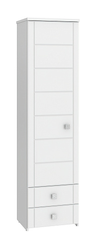 Шкаф-пенал Изабель ИЗ-63К белое дерево