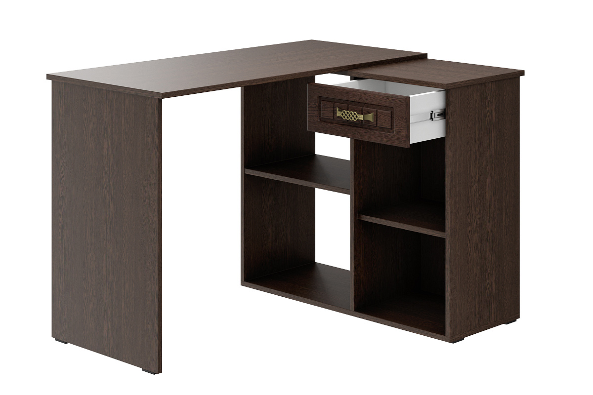 Стол угловой Монблан МБ-74К венге/орех шоколадный
