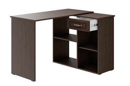 Стол угловой Монблан МБ-74К венге/орех шоколадный