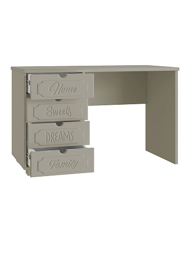 Стол письменный ДримСтар ДС-4 глиняный серый/риолит