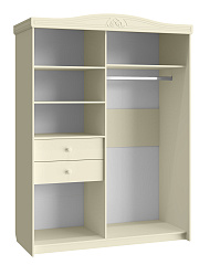 Шкаф-купе Ассоль плюс АС-20 ваниль