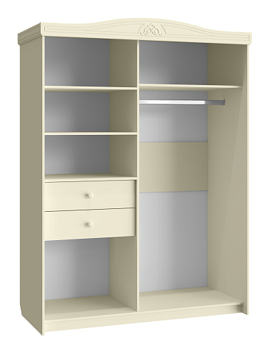 Шкаф-купе Ассоль плюс АС-20 ваниль