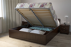 Кровать «Монблан» МБ-607К (2000х1800) венге/орех шоколадный