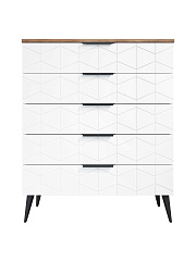 Комод Контемпо КТ-03 дуб барокко янтарный/бланж