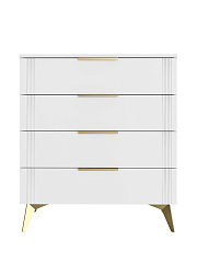 Комод Стелла СТ-02 белый бриллиант/бланж