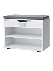 Тумба Эмилия ЭЛ-44К белый структурный/меренга