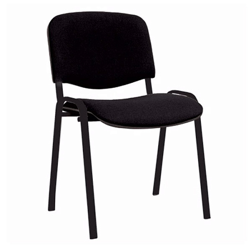 Стул для посетителей - ИЗО (ткань) черный 