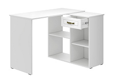 Стол угловой Монблан МБ-74К белое дерево