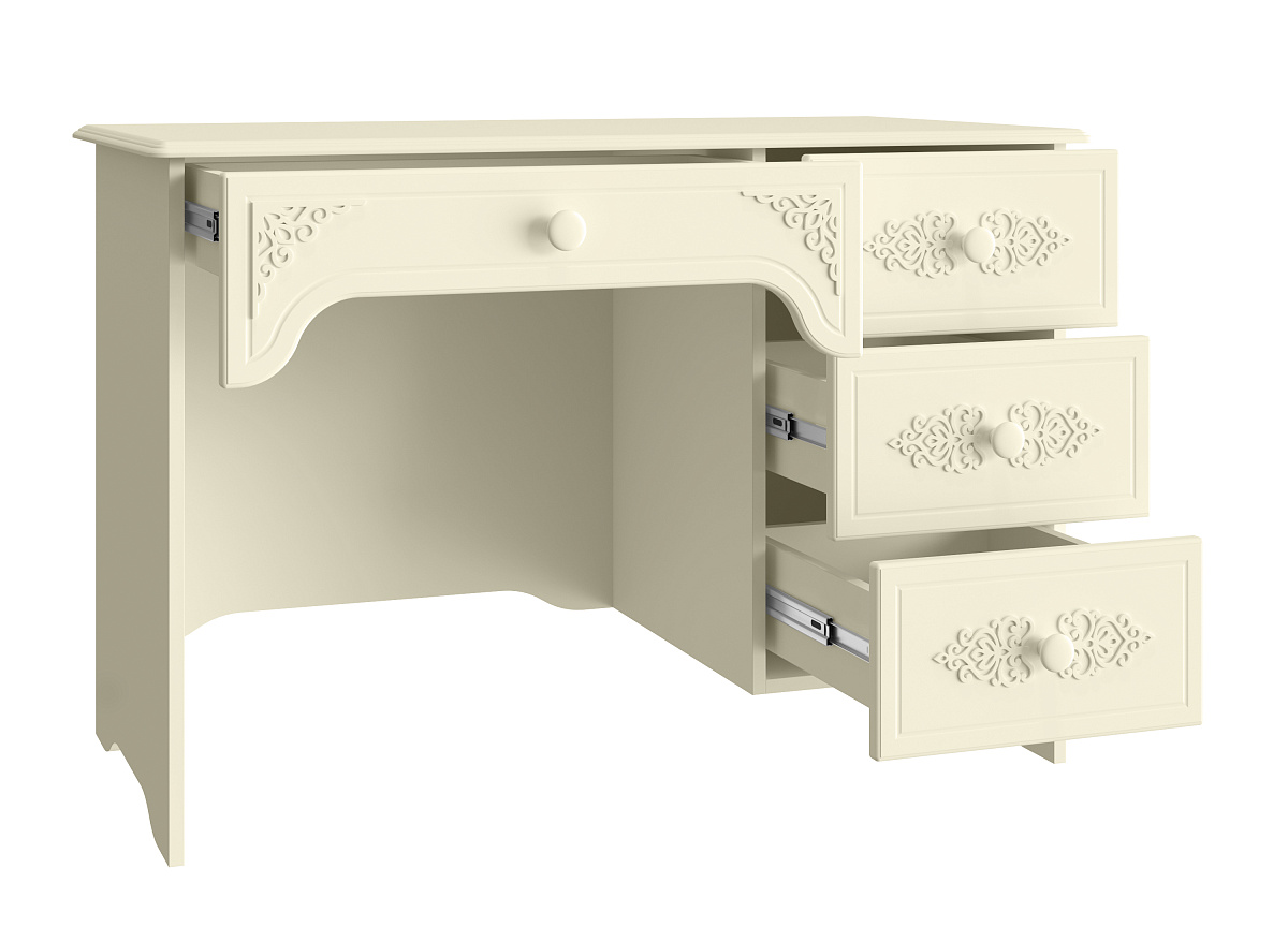 Стол письменный правый Ассоль плюс АС-6 ваниль