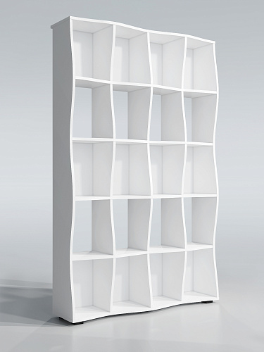 Стеллаж Контемпо КТ-01 белый бриллиант