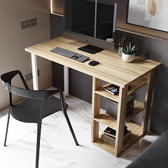 Стол С-611 (1200х600) блэквуд ячменный