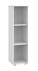 Шкаф-пенал Оскар ОС-01 белый структурный/блэквуд ячменный