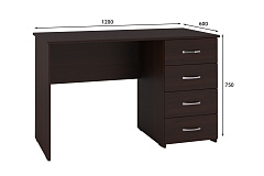 Стол письменный С-111К венге