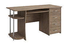 Стол компьютерный С-222БН дуб крафт табачный