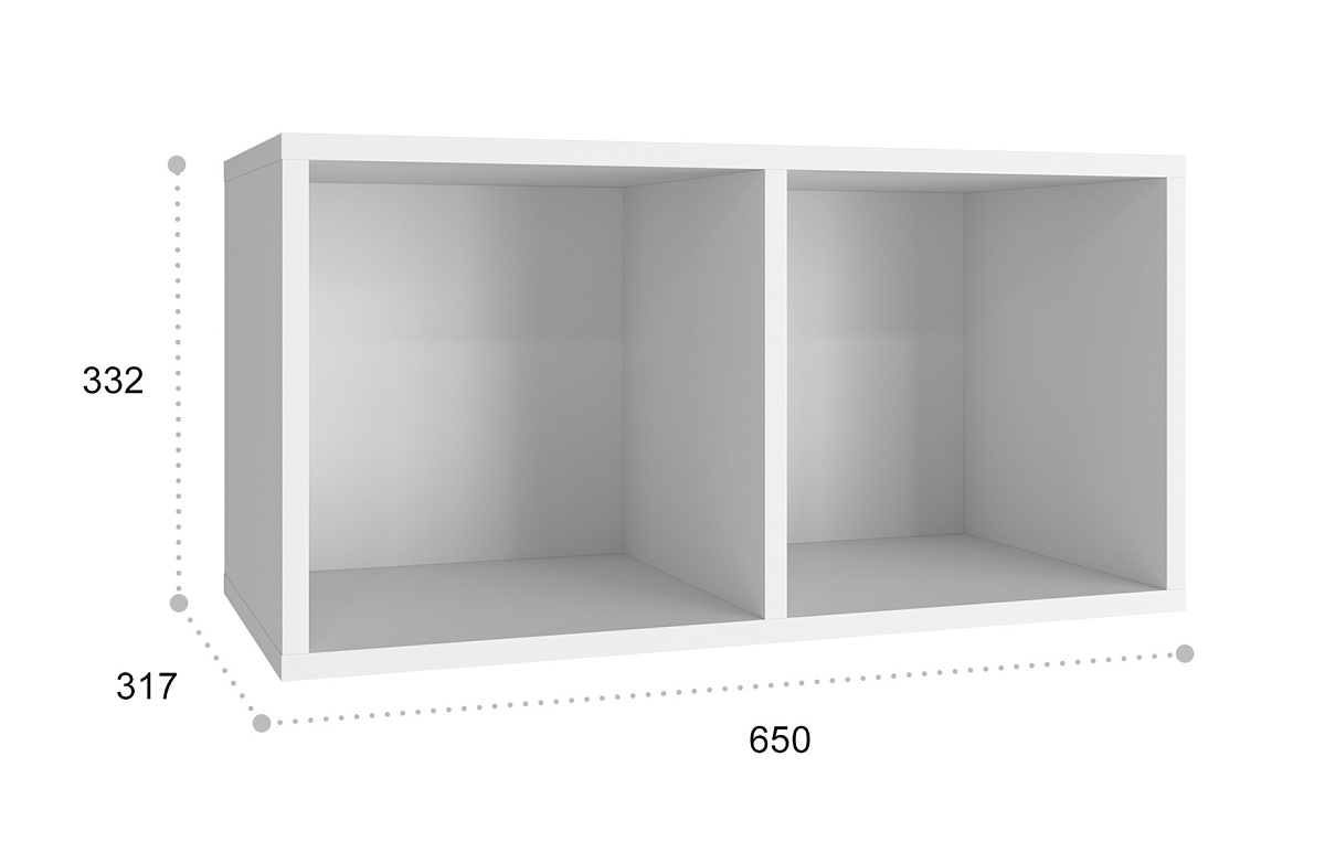 Гарнитур для детской «Монблан 2020-02» белое дерево