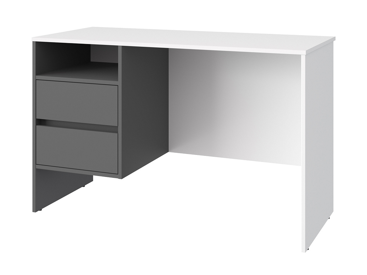 Стол Оскар ОС-24 белый структурный/графит