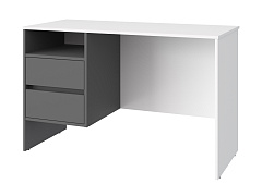 Стол Оскар ОС-24 белый структурный/графит