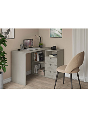 Стол угловой Дримстар ДС-5 глиняный серый/риолит