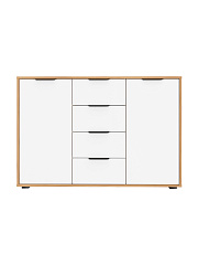 Комод Оптима ОП-17 дуб крафт золотой/меренга