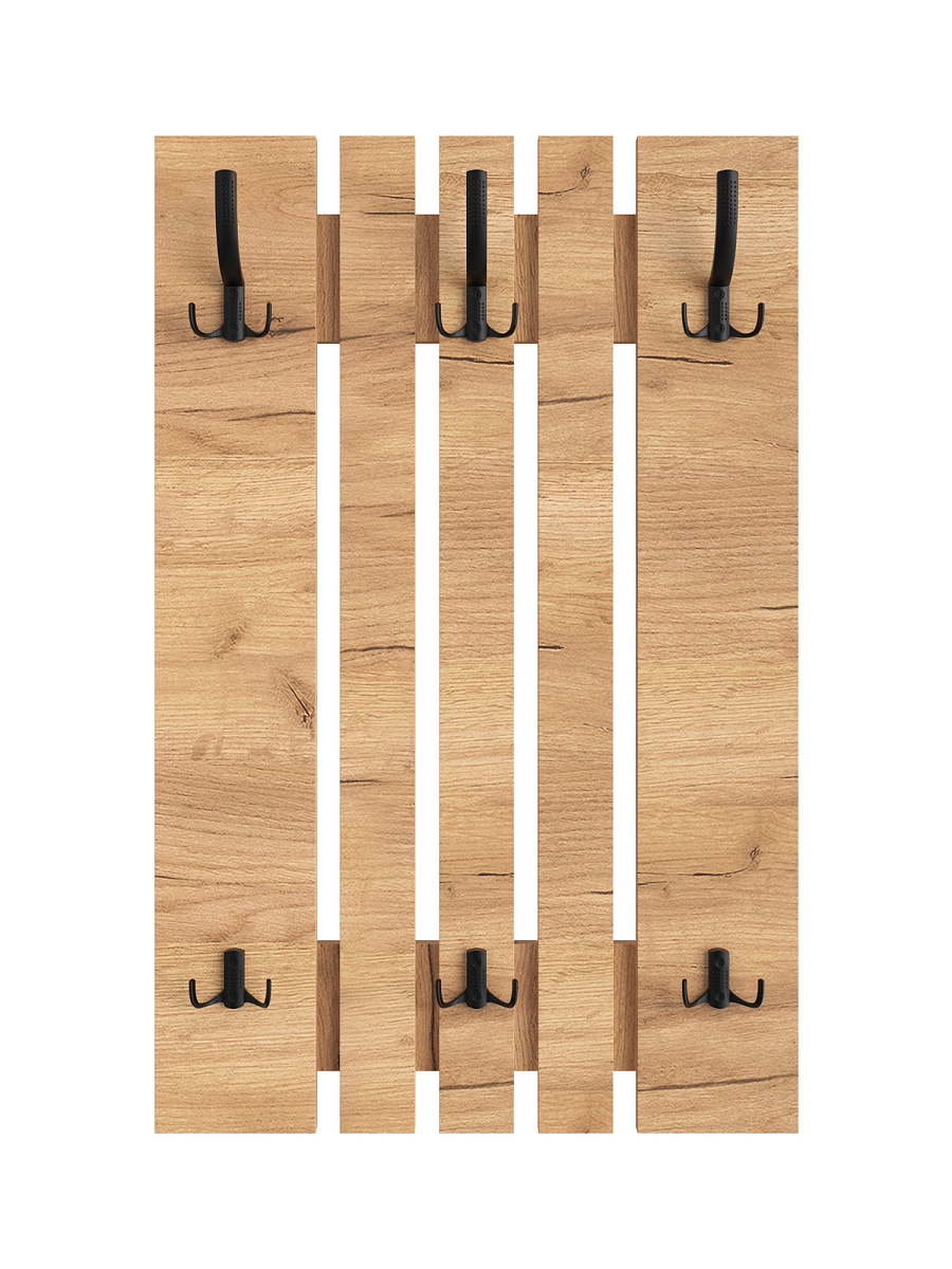 Вешалка ВН-11 дуб крафт золотой (600*930)