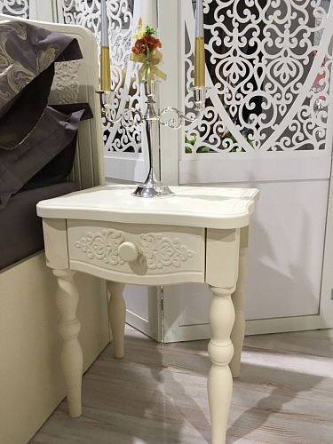 Тумба прикроватная Ассоль плюс АС-39 ваниль