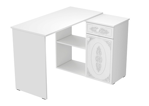 Стол угловой Ассоль АС-67 белое дерево