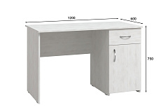 Стол письменный С-113K cеверное дерево светлое