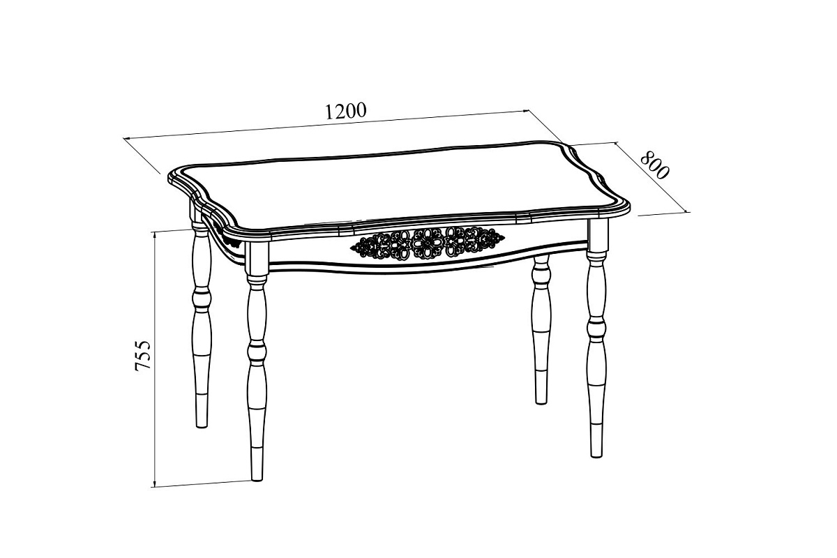 Стол кухонный Ассоль плюс АС-31 ваниль