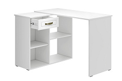 Стол угловой Монблан МБ-74К белое дерево