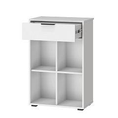 Комод Оптима ОП-06 белый структурный/меренга