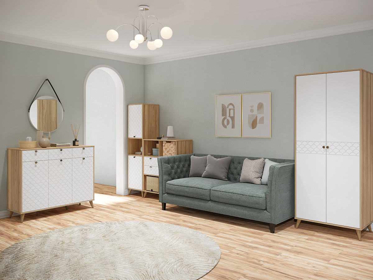 Комплект мебели Велламо ВО-101 блэквуд ячменный/бланж