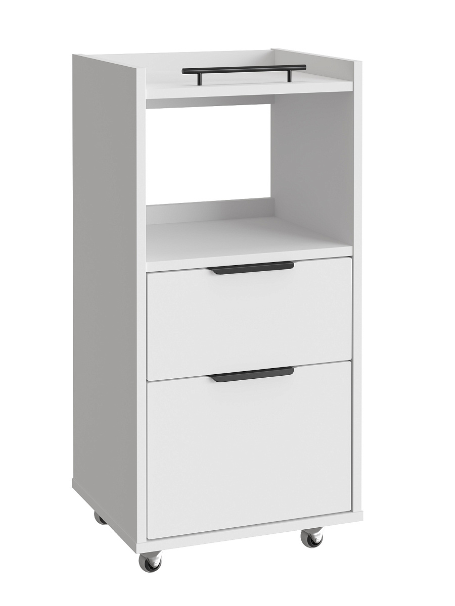 Тумба комбинированная К-33 белый структурный/меренга