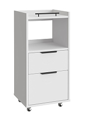 Тумба комбинированная К-33 белый структурный/меренга