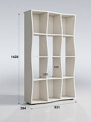 Стеллаж Контемпо КТ-02 кашемир