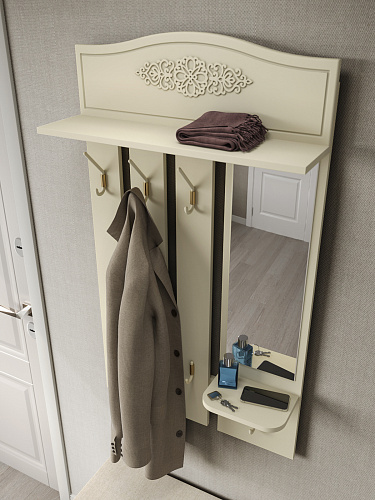 Вешалка Ассоль плюс АС-76 ваниль