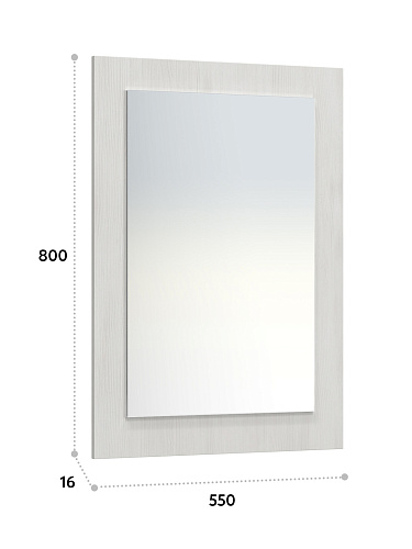 Зеркало Агата АТ-7 северное дерево светлое