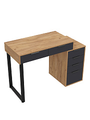 Стол Оптима ОП-18 дуб крафт золотой/графит