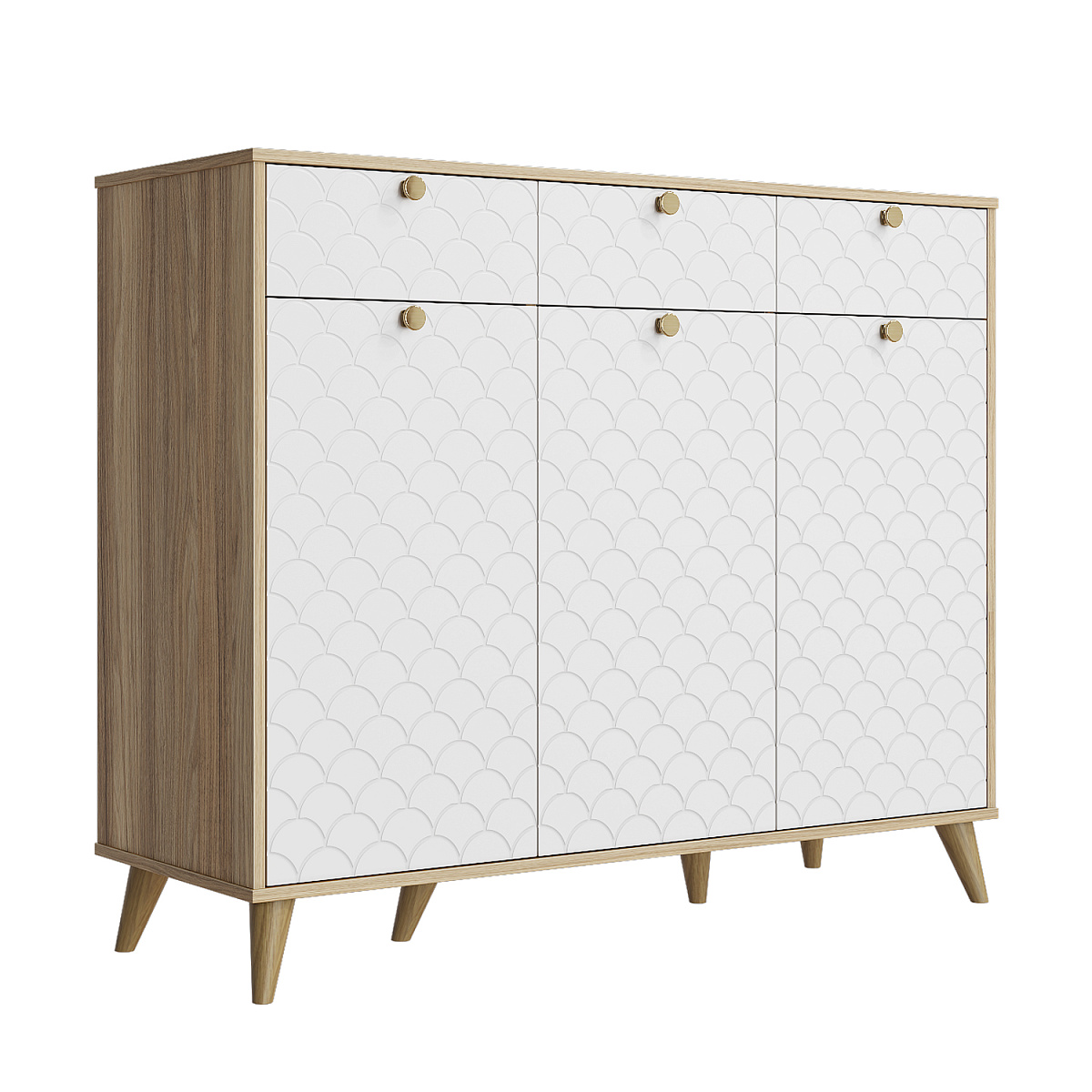 Тумба Велламо ВО-05 блэквуд ячменный/бланж