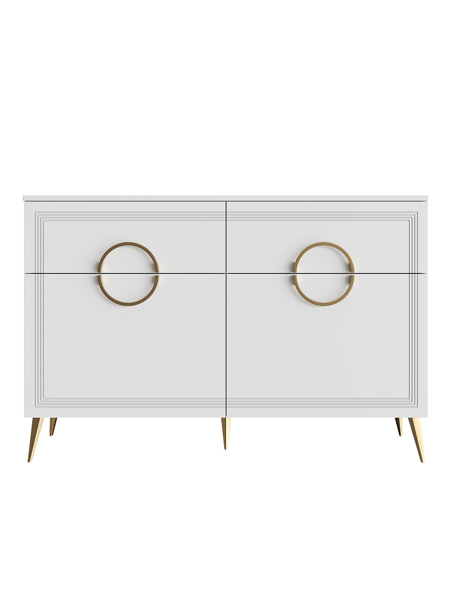 Комод Оливия ОЛ-21 белый бриллиант/бланж