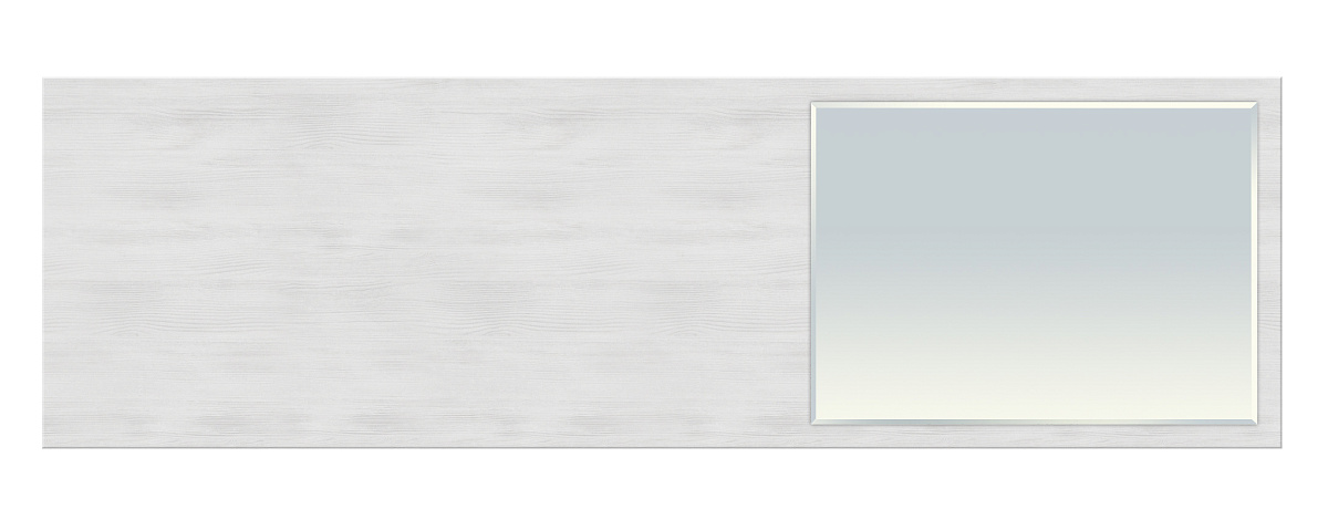 Панель с зеркалом Виктория ВИ-20 (2000x600) северное дерево светлое