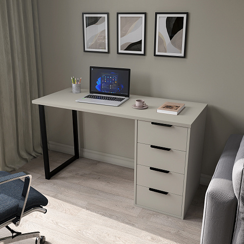 Стол С-402 (1350х550) глиняный серый/риолит