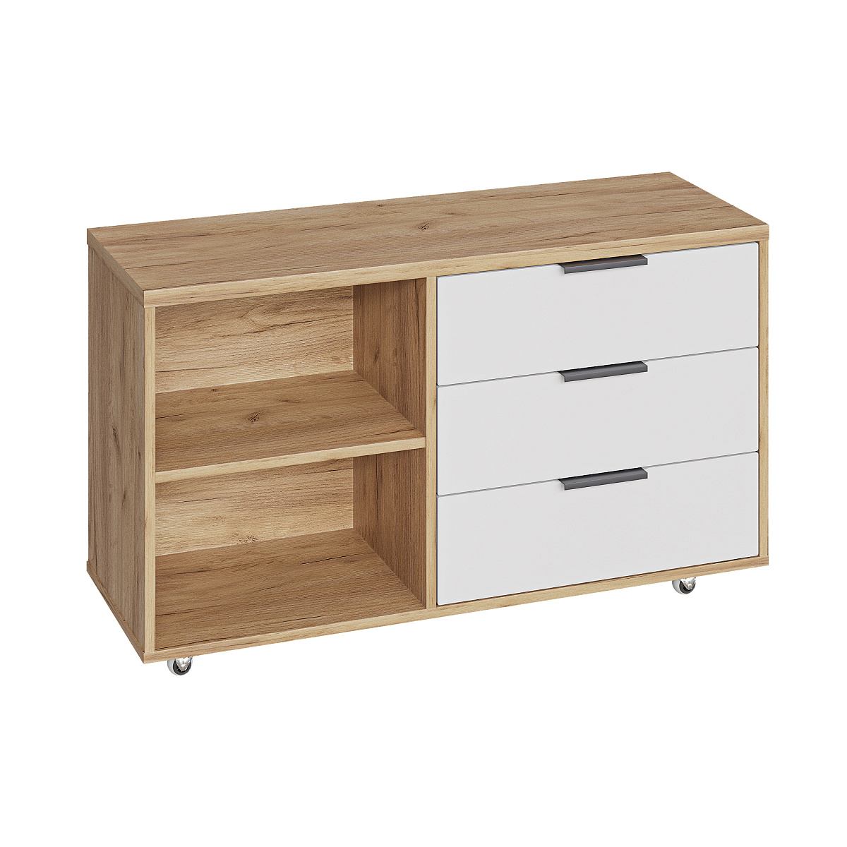 Тумба К-50 дуб крафт золотой/меренга