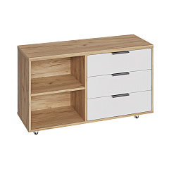 Тумба К-50 дуб крафт золотой/меренга