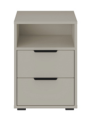 Тумба прикроватная Оптима ОП-07 глиняный серый/риолит