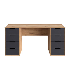 Стол С-403 дуб крафт золотой/графит (1600х550)