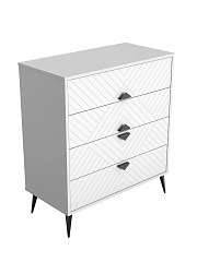 Комод Астрид АР-02 белый бриллиант/бланж