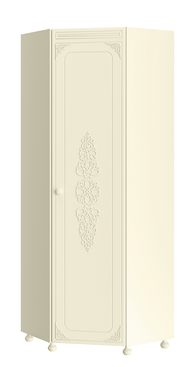 Шкаф угловой Ассоль плюс АС-52К (правый) ваниль